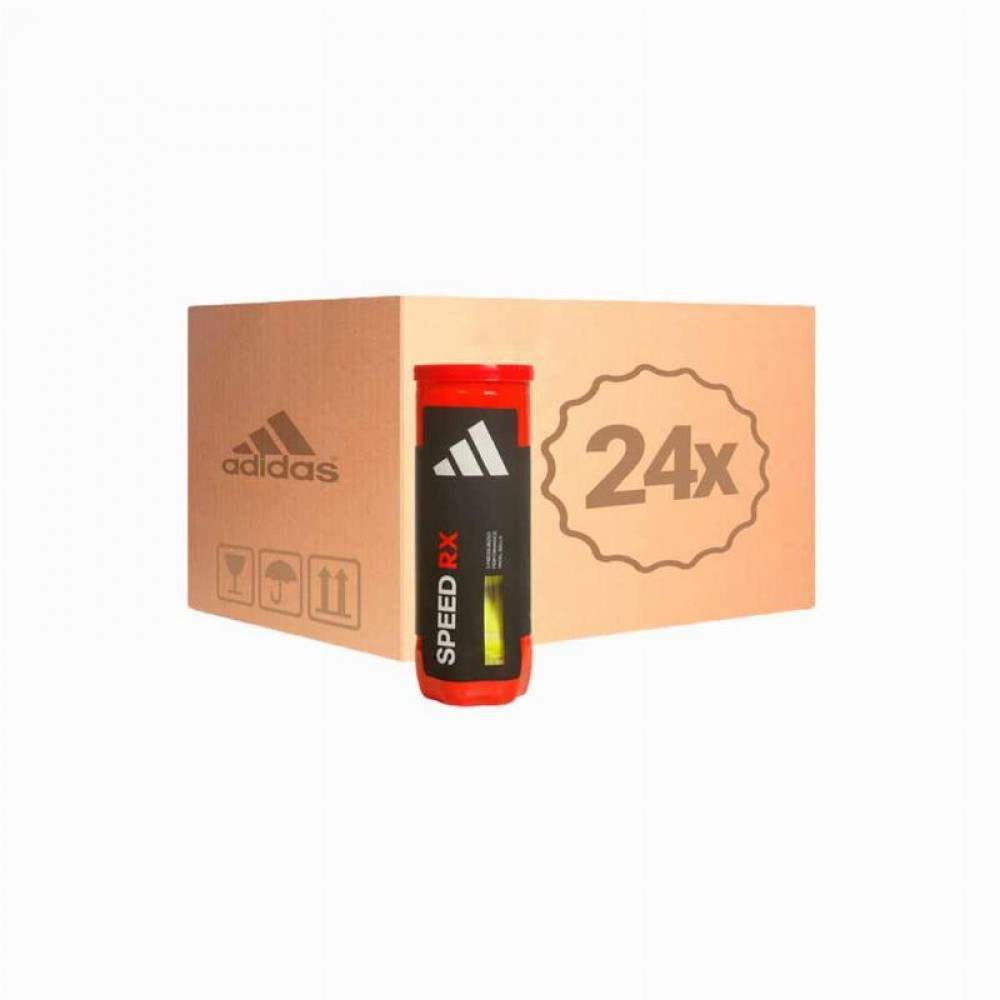 Bolas Adidas Cajon 72 Pelotas Padel - 24 Botes de 3 uds - Adidas Speed RX