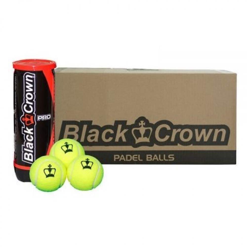 Bolas Black Crown Cajon 72 Pelotas - 24 Botes de 3 uds