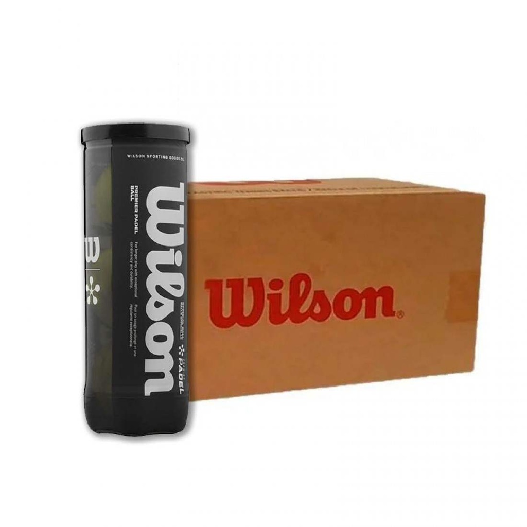 Bolas Wilson Cajon 72 Pelotas - 24 Botes de 3 uds - Wilson Padel Premier