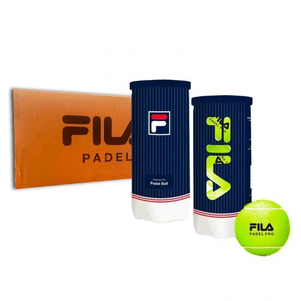 Bolas Fila Cajon 72 Pelotas - 24 Botes de 3 uds - Fila Padel Premium Pro