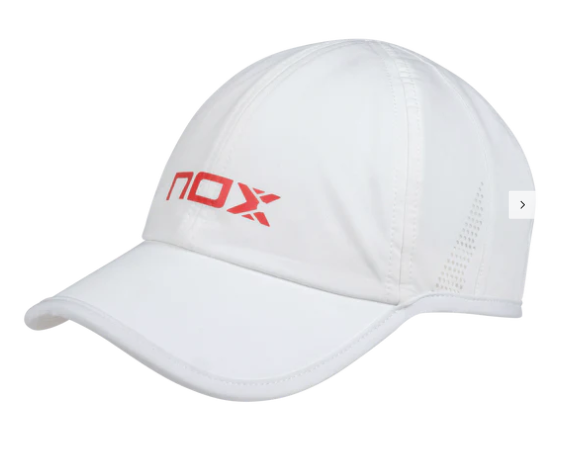 Gorra Nox Blanca/Roja