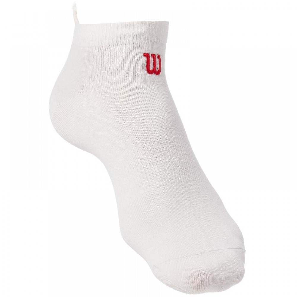 Calcetines Wilson Crew Blanco Gris Negro 3 Pares