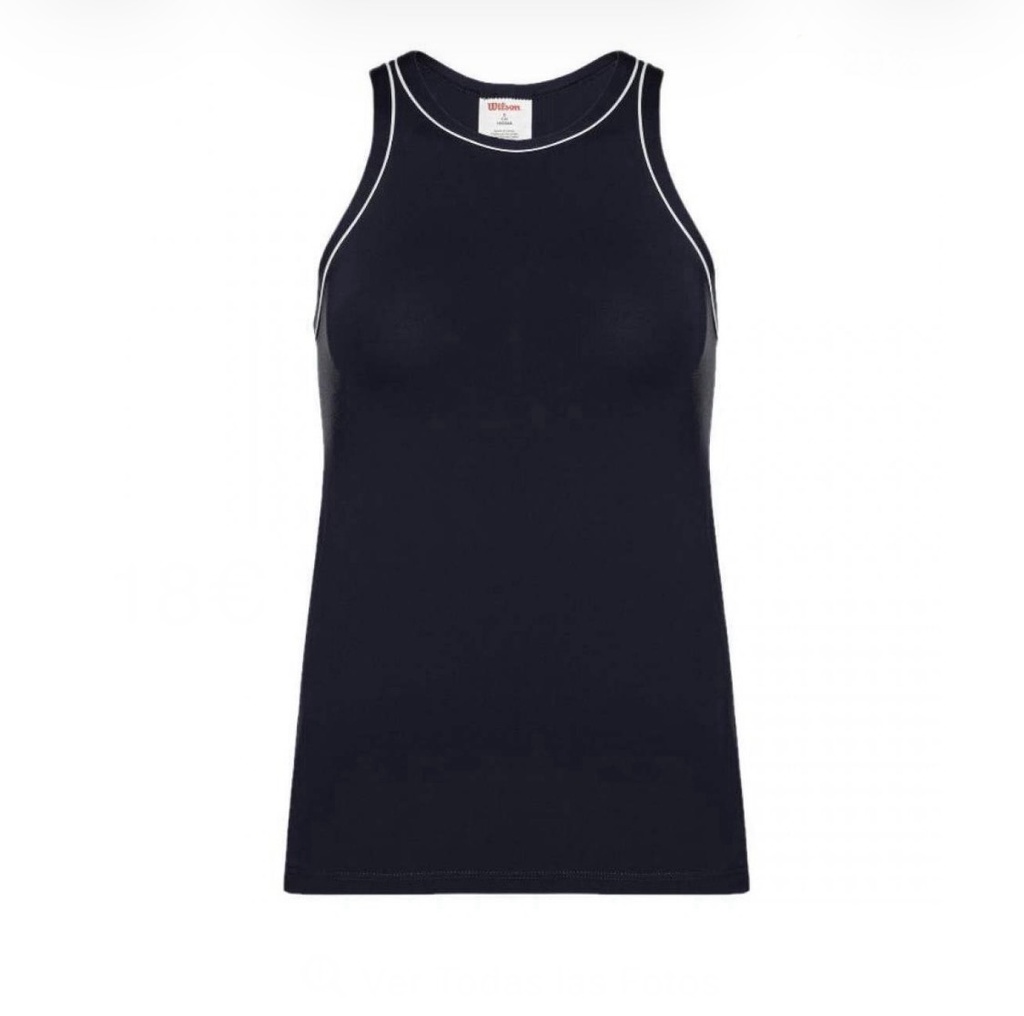 Camiseta Wilson Team Marino Mujer