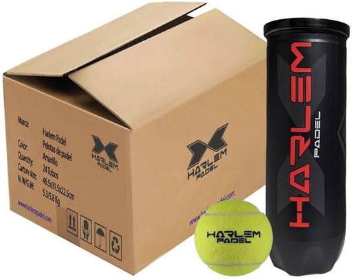 Bolas Harlem Cajon 72 Pelotas - 24 Botes de 3 uds