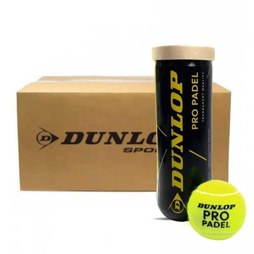 Bolas Dunlop Cajon 72 Pelotas - 24 Botes de 3 uds - Dunlop Pro Padel