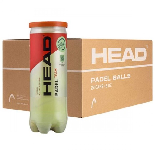 Bolas Head Cajon 72 Pelotas - 24 Botes de 3 uds - Head Team