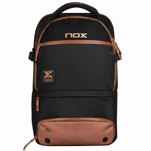Mochila Nox AT10 Luxury Open Series Negro Rojo
