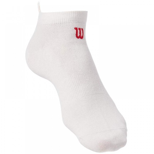 Calcetines Wilson Crew Blanco Gris Negro 3 Pares