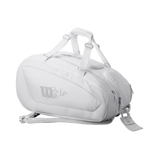 Paletero Wilson Bela Super Tour Padel Blanco